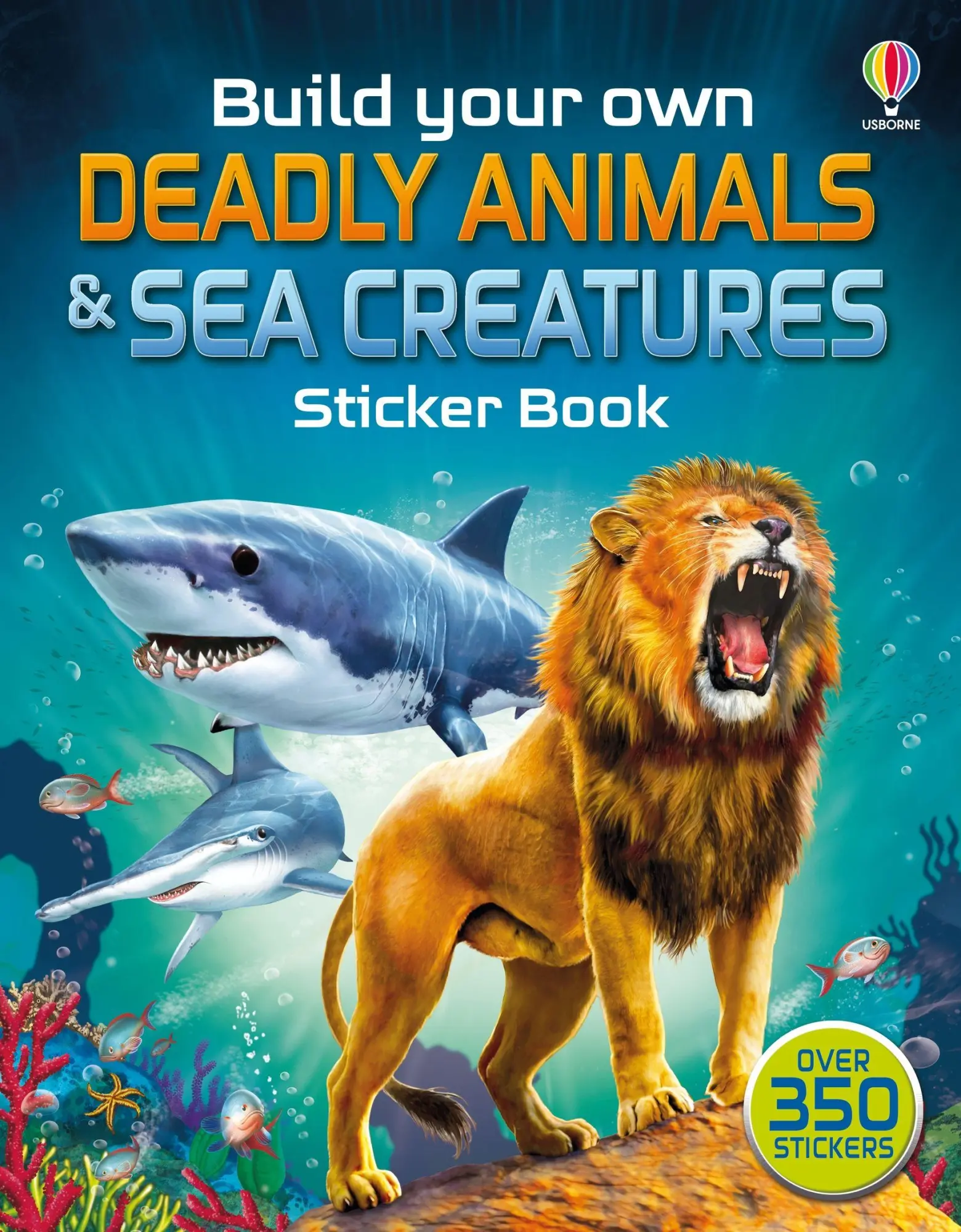 Cover: 9781805315803 | Build Your Own Deadly Animals and Sea Creatures Sticker Book | Tudhope