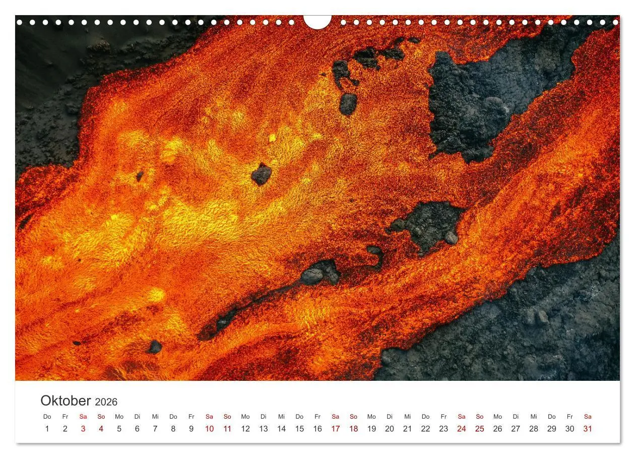 Bild: 9783457565803 | Vulkane - Beeindruckende Feuerberge (Wandkalender 2026 DIN A3...