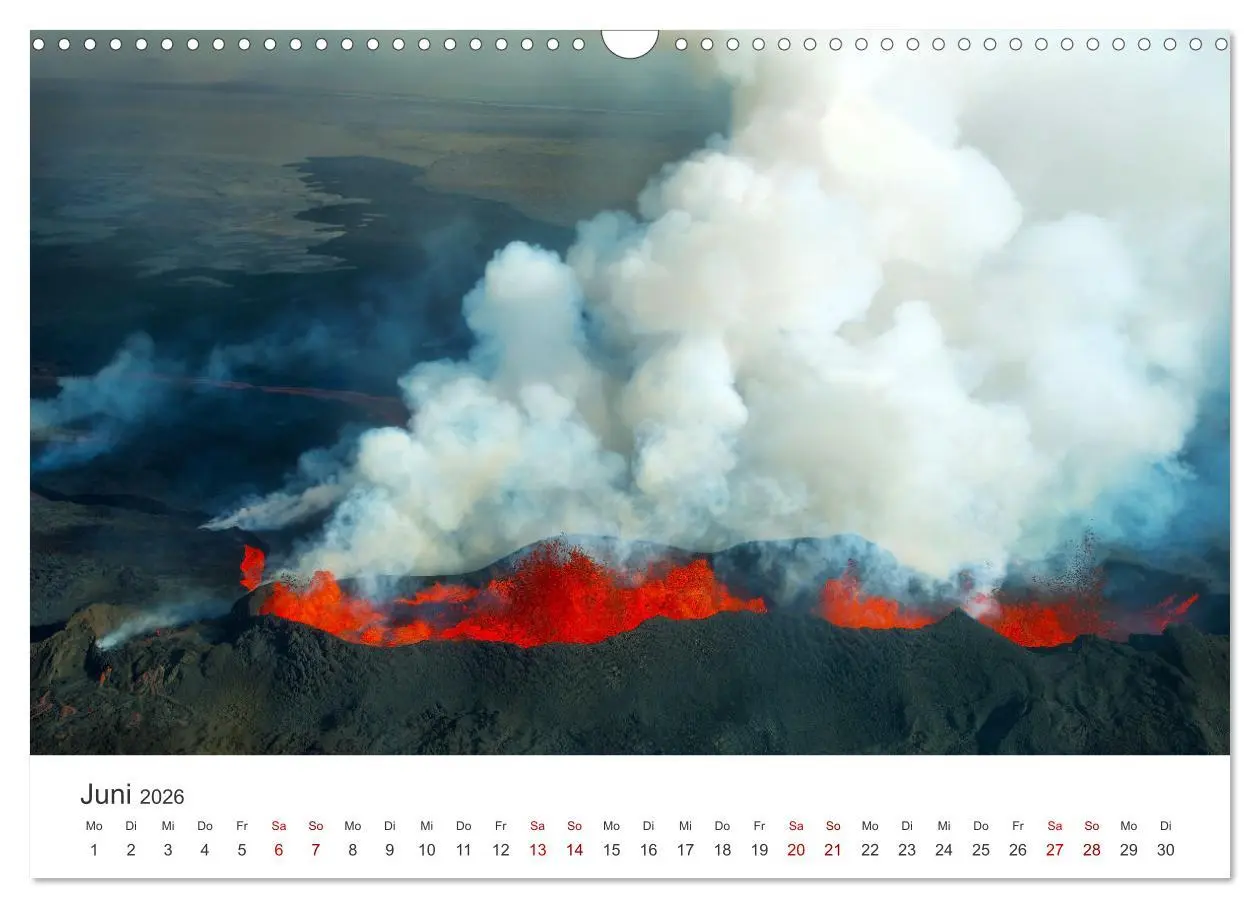 Bild: 9783457565803 | Vulkane - Beeindruckende Feuerberge (Wandkalender 2026 DIN A3...