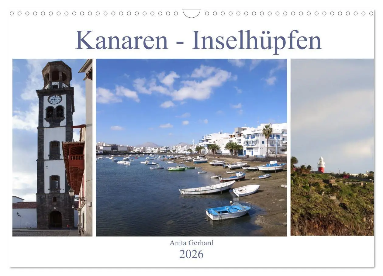 Cover: 9783457875803 | Kanaren - Inselhüpfen (Wandkalender 2026 DIN A3 quer), CALVENDO...