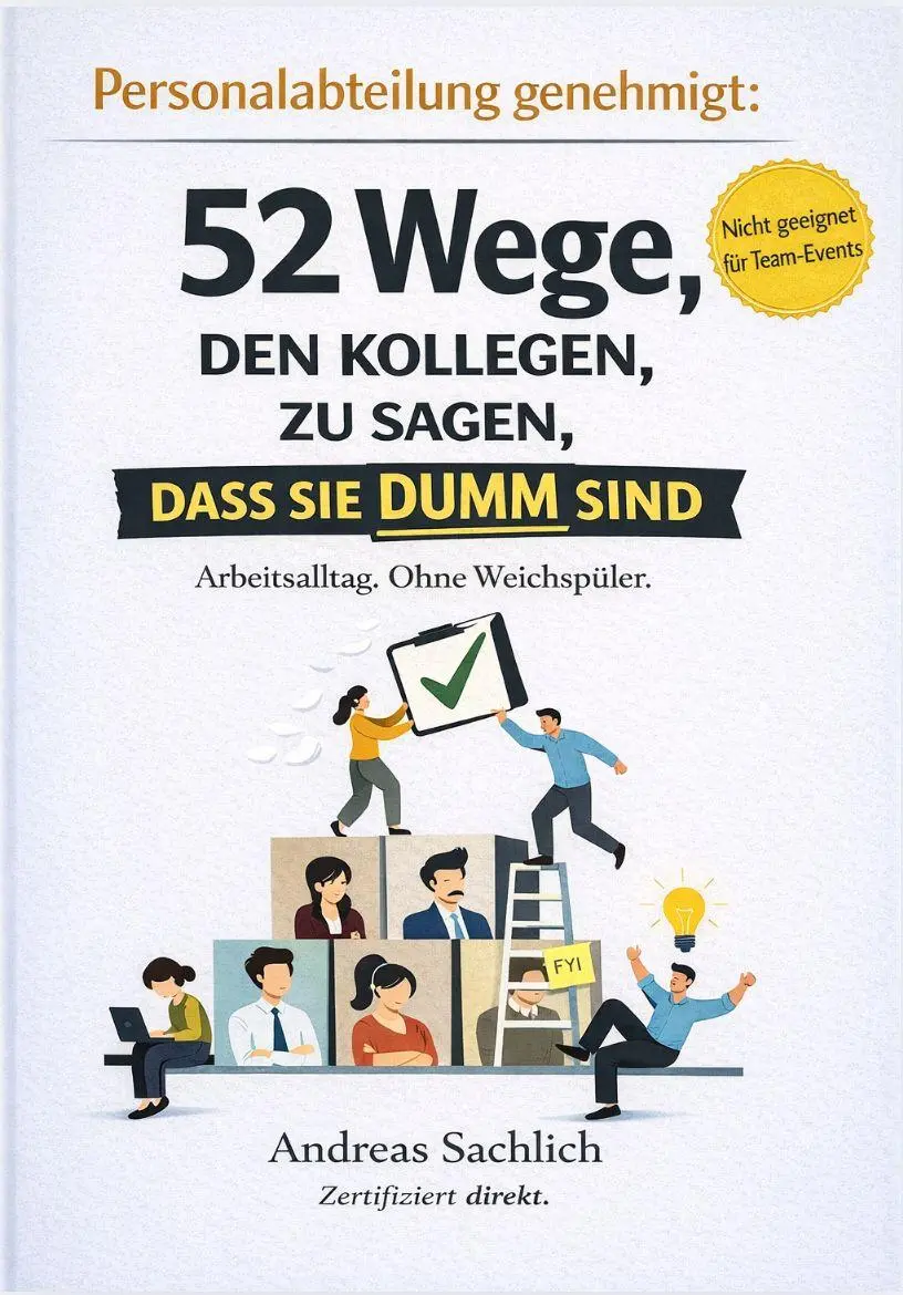 Cover: 9791281365803 | VON PERSONALABTEILUNG GENEHMIGT: 52 WEGE, DEINEN KOLLEGEN ZU SAGEN,...