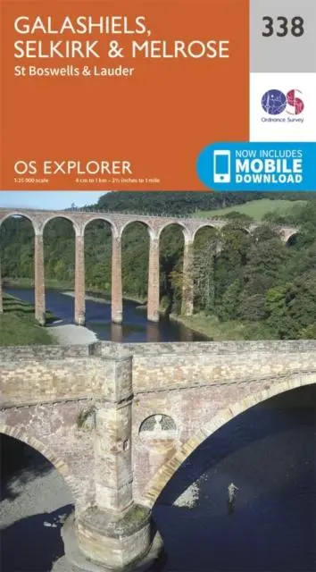 Cover: 9780319245903 | Galashiels, Selkirk and Melrose | Ordnance Survey | (Land-)Karte