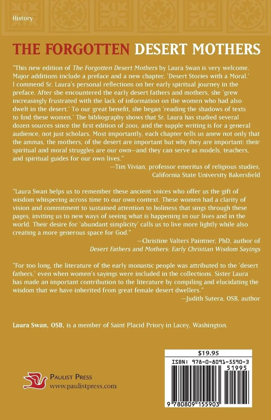 Rückseite: 9780809155903 | Forgotten Desert Mothers | Laura Swan | Taschenbuch | Englisch | 2022