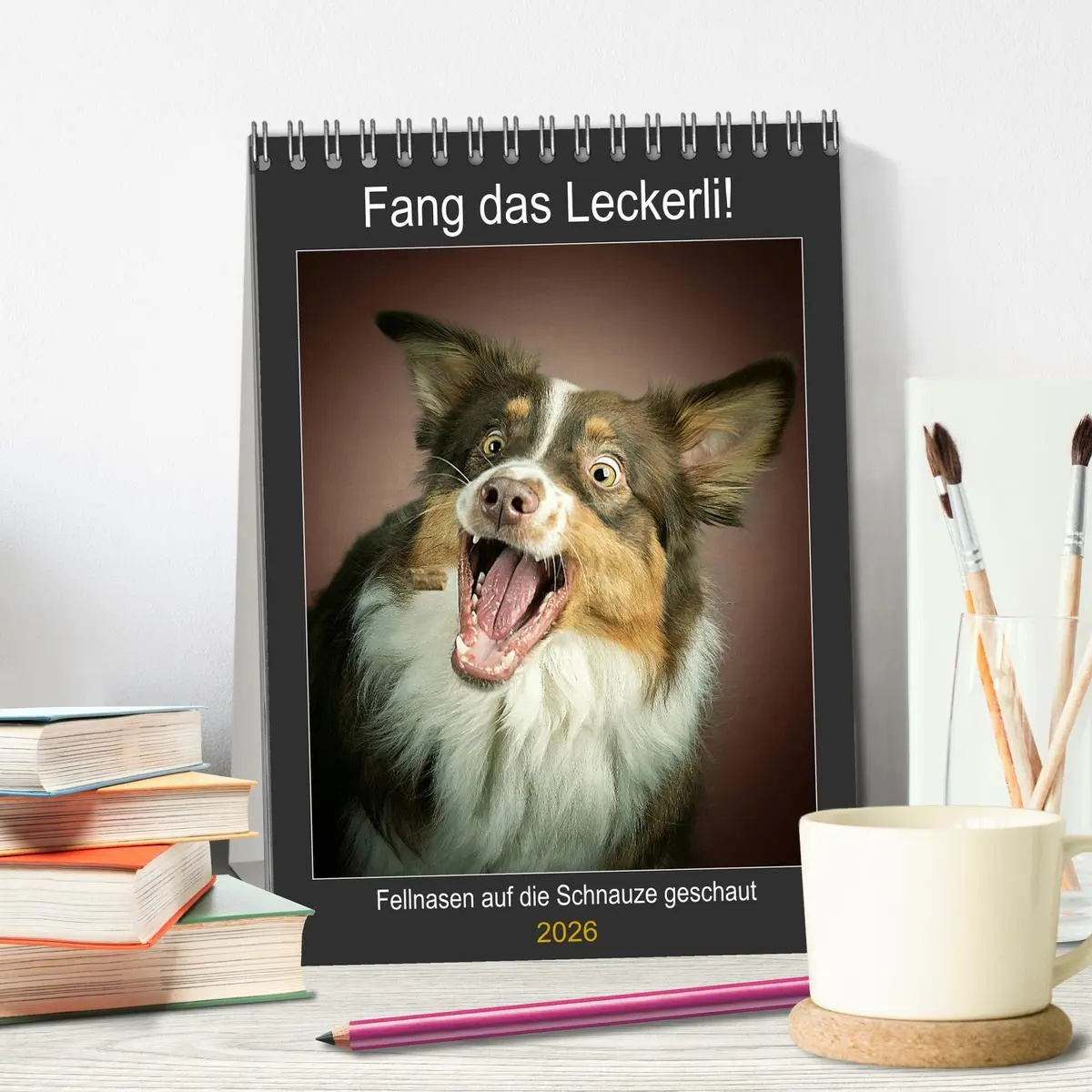 Bild: 9783516405903 | Fang das Leckerli (Tischkalender 2026 DIN A5 hoch), CALVENDO...