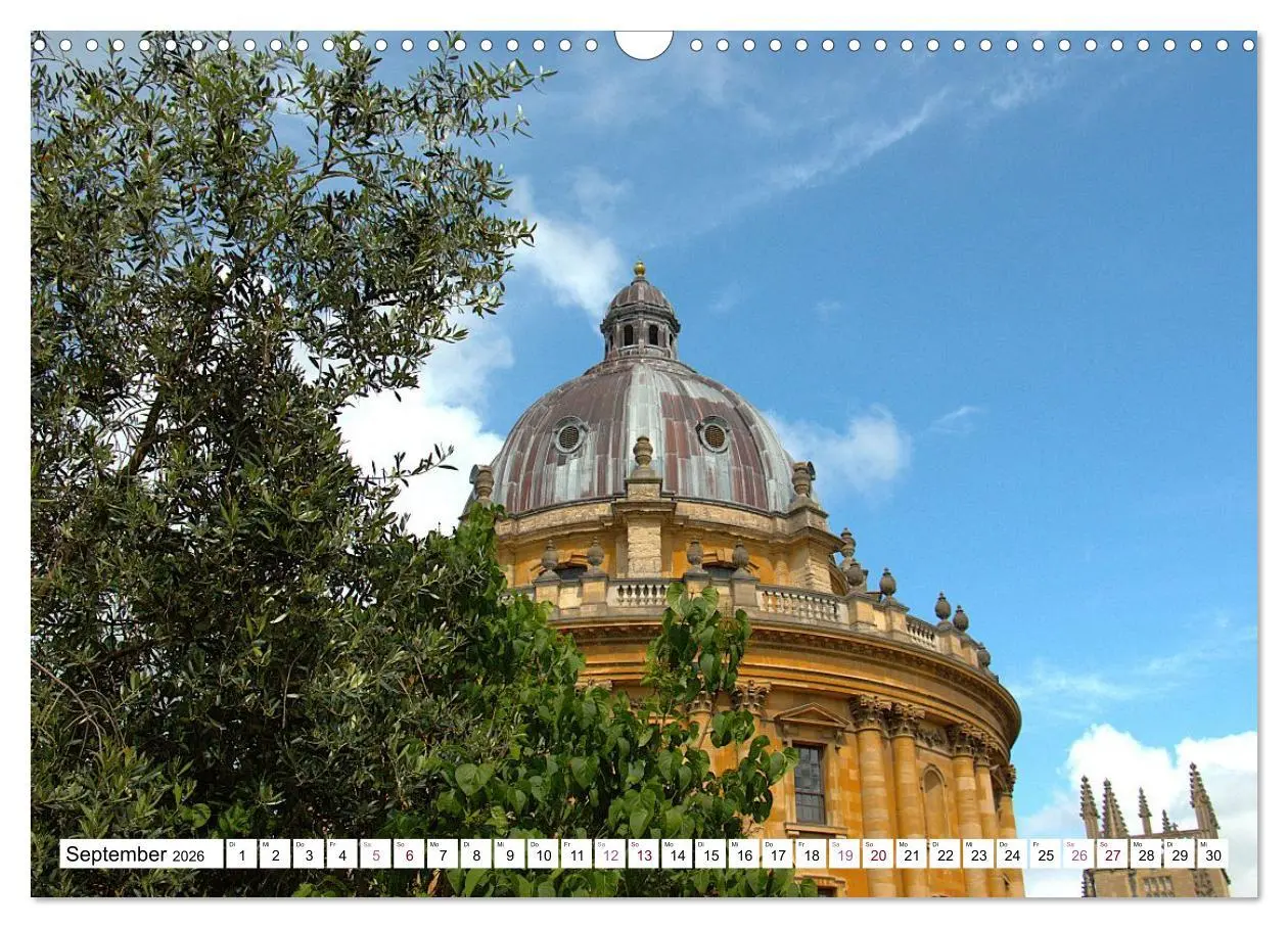 Bild: 9783516645903 | Oxford - die Harry Potter Stadt (Wandkalender 2026 DIN A3 quer),...