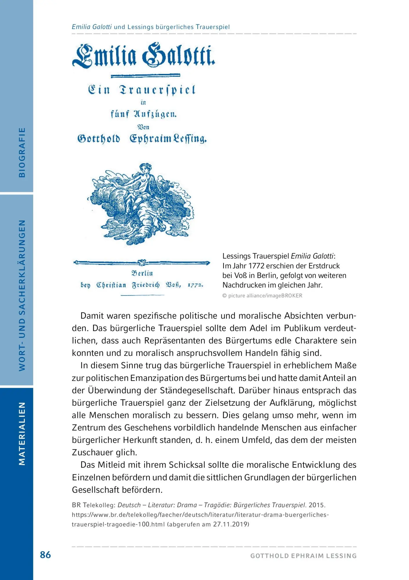 Bild: 9783804425903 | Emilia Galotti | Hamburger Leseheft plus Königs Materialien | Lessing