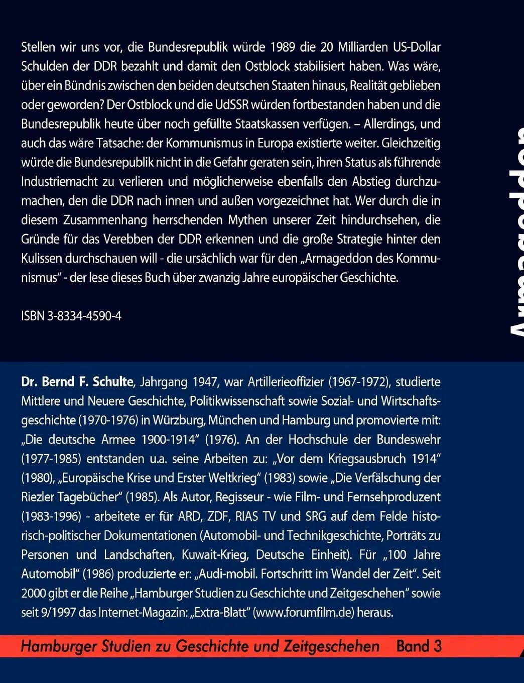 Rückseite: 9783833445903 | Armageddon des Kommunismus | Bernd F. Schulte | Taschenbuch | 688 S.