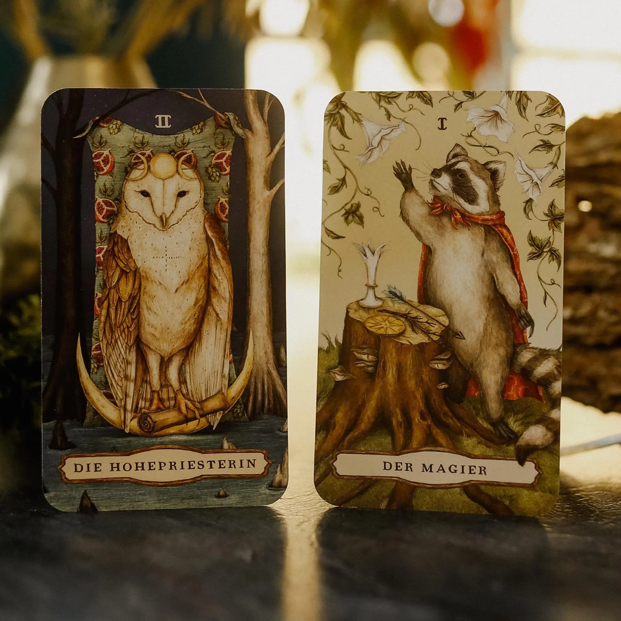 Bild: 9783868265903 | Woodland Wardens Tarot - Set mit Booklet u. 78 Karten | Jessica Roux