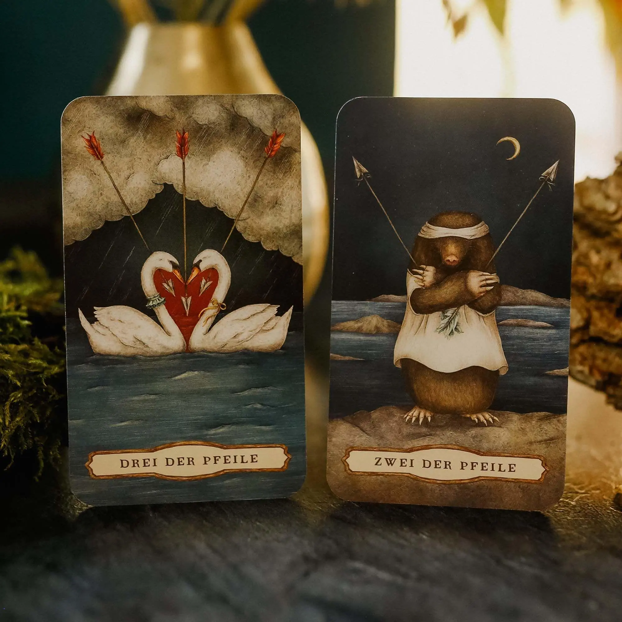 Bild: 9783868265903 | Woodland Wardens Tarot - Set mit Booklet u. 78 Karten | Jessica Roux