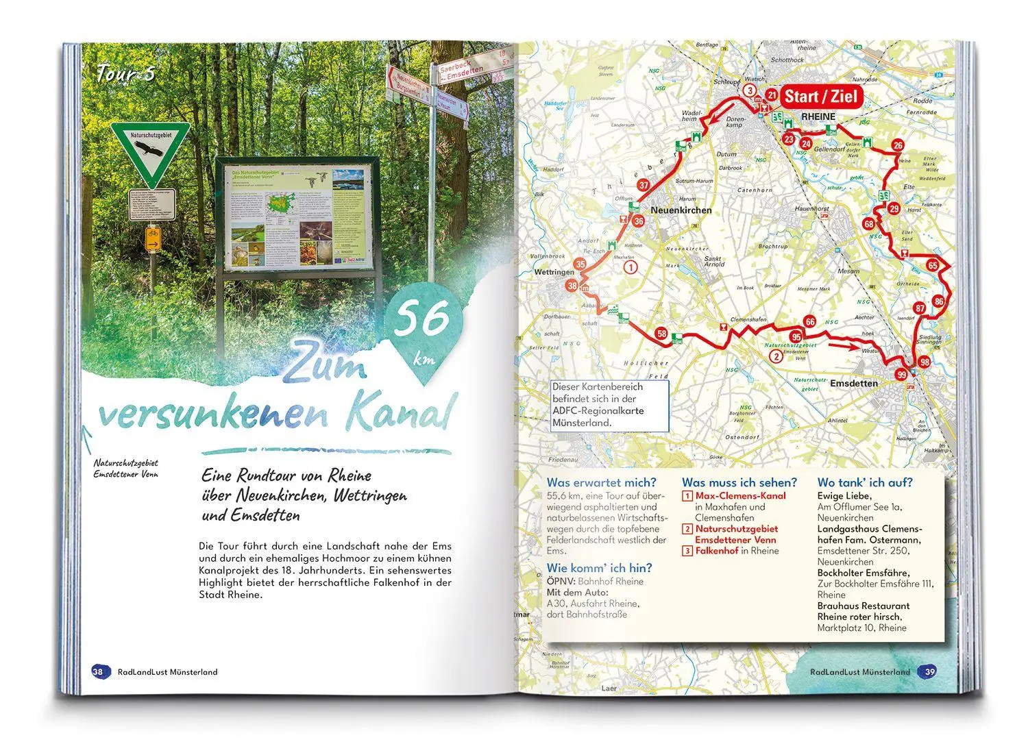 Bild: 9783991545903 | BVA RadLandLust Münsterland, 32 Lieblingstouren mit Knotenpunkten
