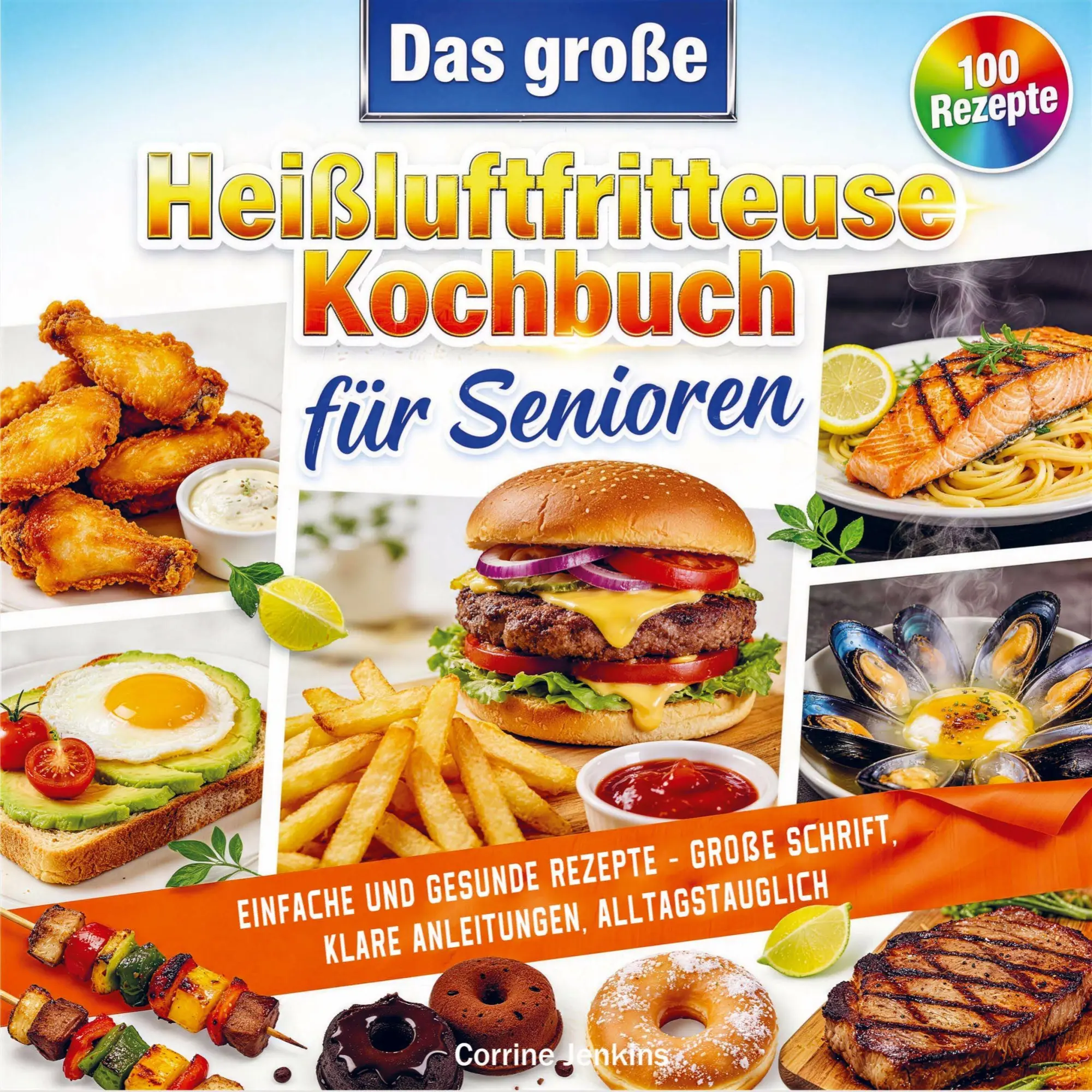 Cover: 9789403875903 | Das große Heißluftfritteuse Kochbuch für Senioren | Corrine Jenkins