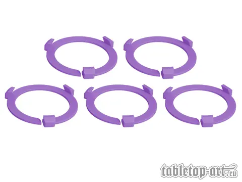 Cover: 704270726003 | Squad Marker - 40mm Purple (5) | Tabletop-Art | EAN 704270726003