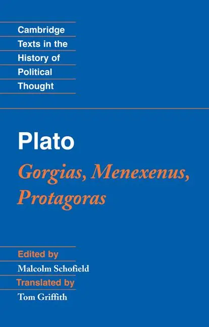 Cover: 9780521546003 | Plato | Gorgias, Menexenus, Protagoras | Malcolm Schofield | Buch