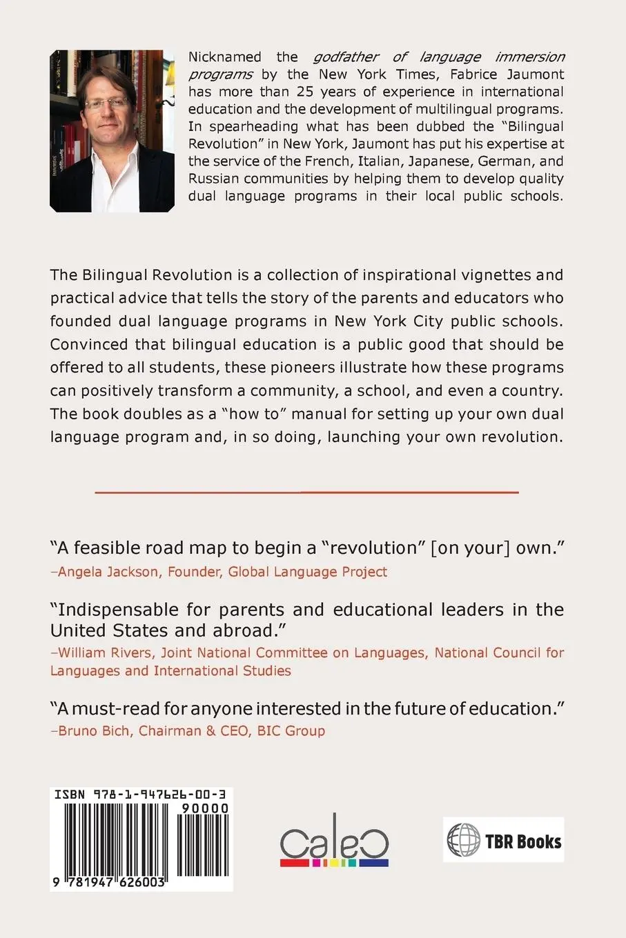 Rückseite: 9781947626003 | The Bilingual Revolution | The Future of Education is in Two Languages