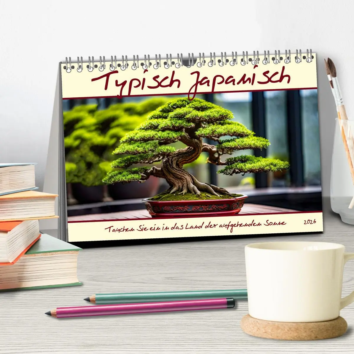 Bild: 9783457376003 | Typisch Japanisch (Tischkalender 2026 DIN A5 quer), CALVENDO...