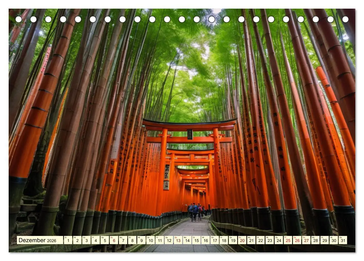 Bild: 9783457376003 | Typisch Japanisch (Tischkalender 2026 DIN A5 quer), CALVENDO...