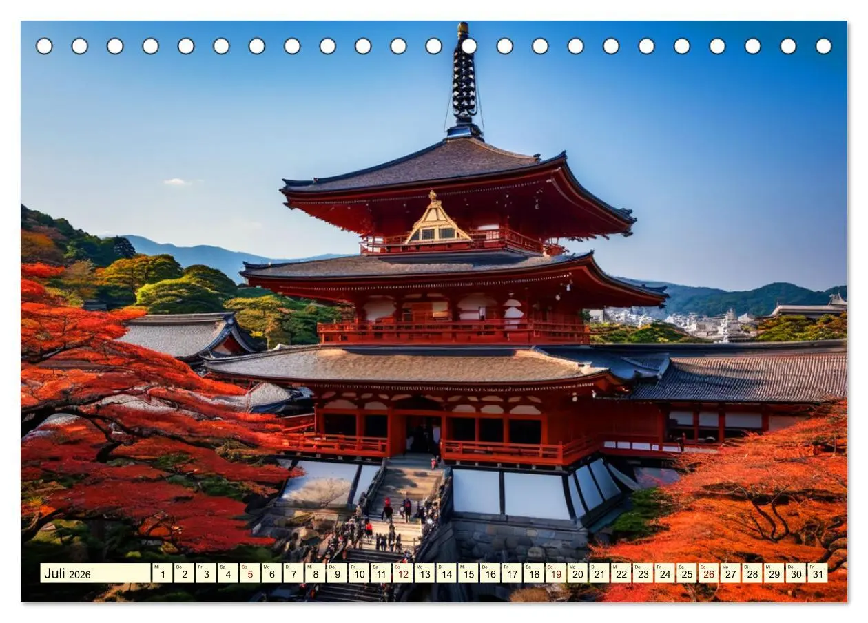 Bild: 9783457376003 | Typisch Japanisch (Tischkalender 2026 DIN A5 quer), CALVENDO...