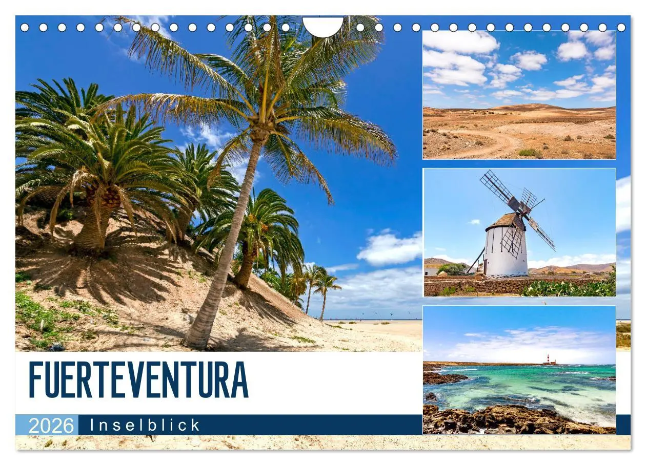 Cover: 9783457826003 | FUERTEVENTURA - Inselblick (Wandkalender 2026 DIN A4 quer),...