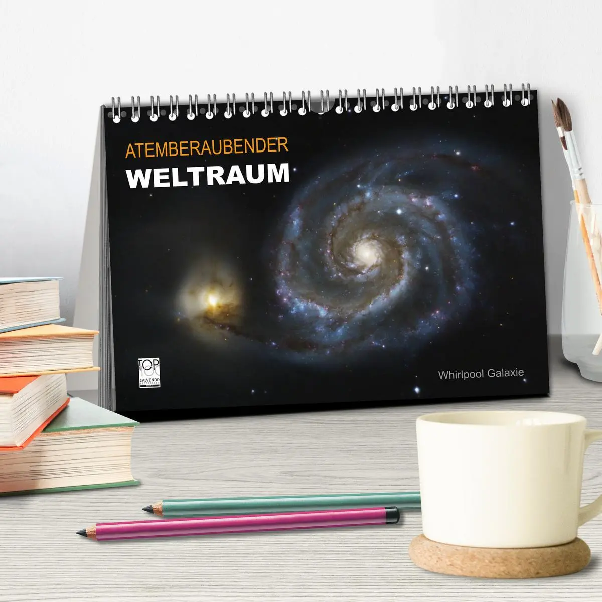 Bild: 9783516086003 | Atemberaubender Weltraum (Tischkalender 2026 DIN A5 quer), CALVENDO...