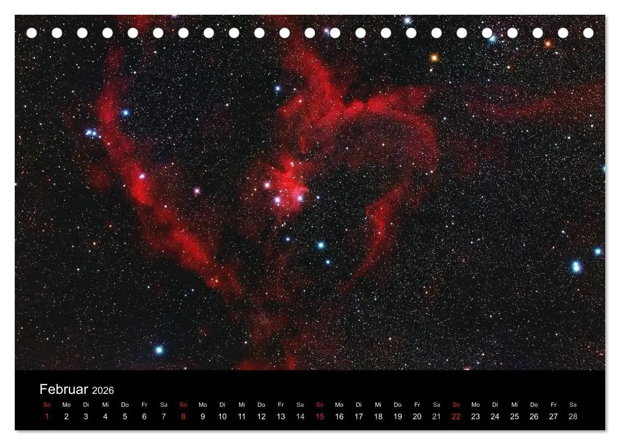 Bild: 9783516086003 | Atemberaubender Weltraum (Tischkalender 2026 DIN A5 quer), CALVENDO...