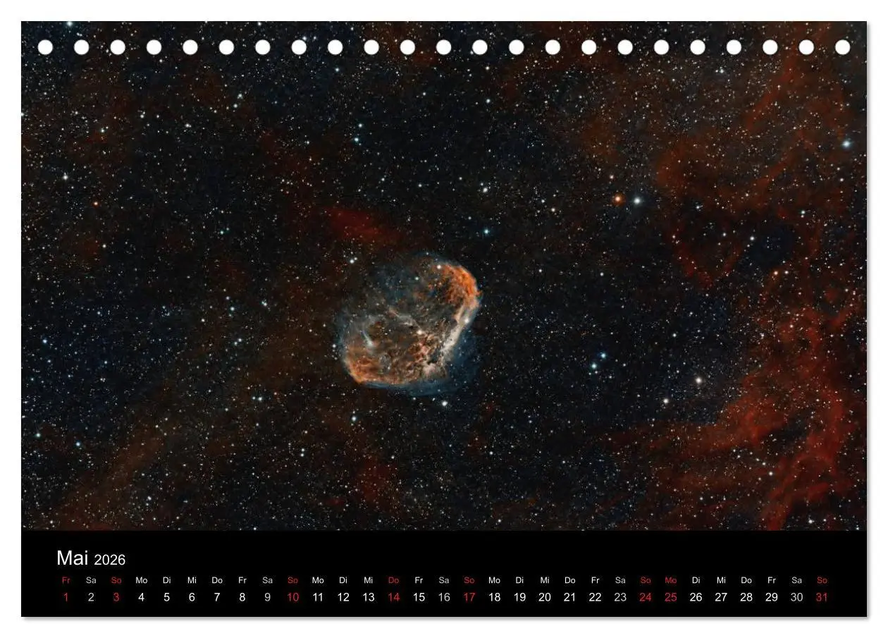 Bild: 9783516086003 | Atemberaubender Weltraum (Tischkalender 2026 DIN A5 quer), CALVENDO...