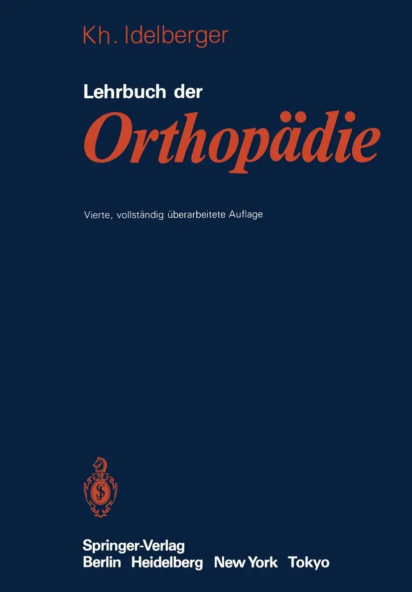 Cover: 9783540126003 | Lehrbuch der Orthopädie | K. Idelberger | Taschenbuch | xvi | Deutsch