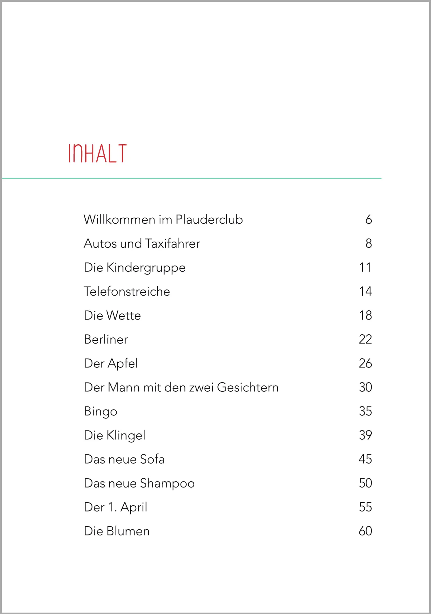 Bild: 9783948106003 | Geschichten vom Plauderclub | Kurzgeschichten für Senioren. Großdruck