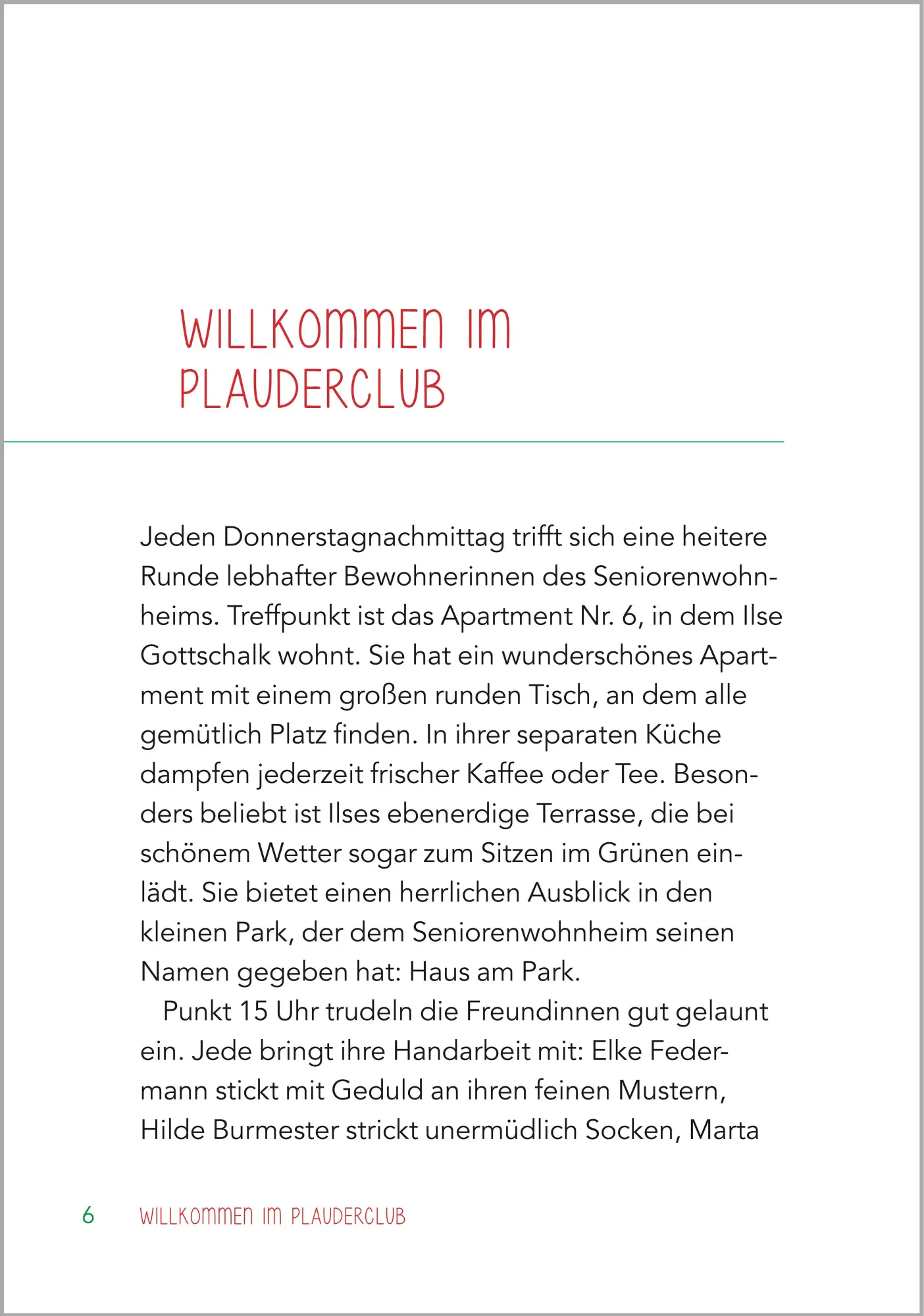 Bild: 9783948106003 | Geschichten vom Plauderclub | Kurzgeschichten für Senioren. Großdruck