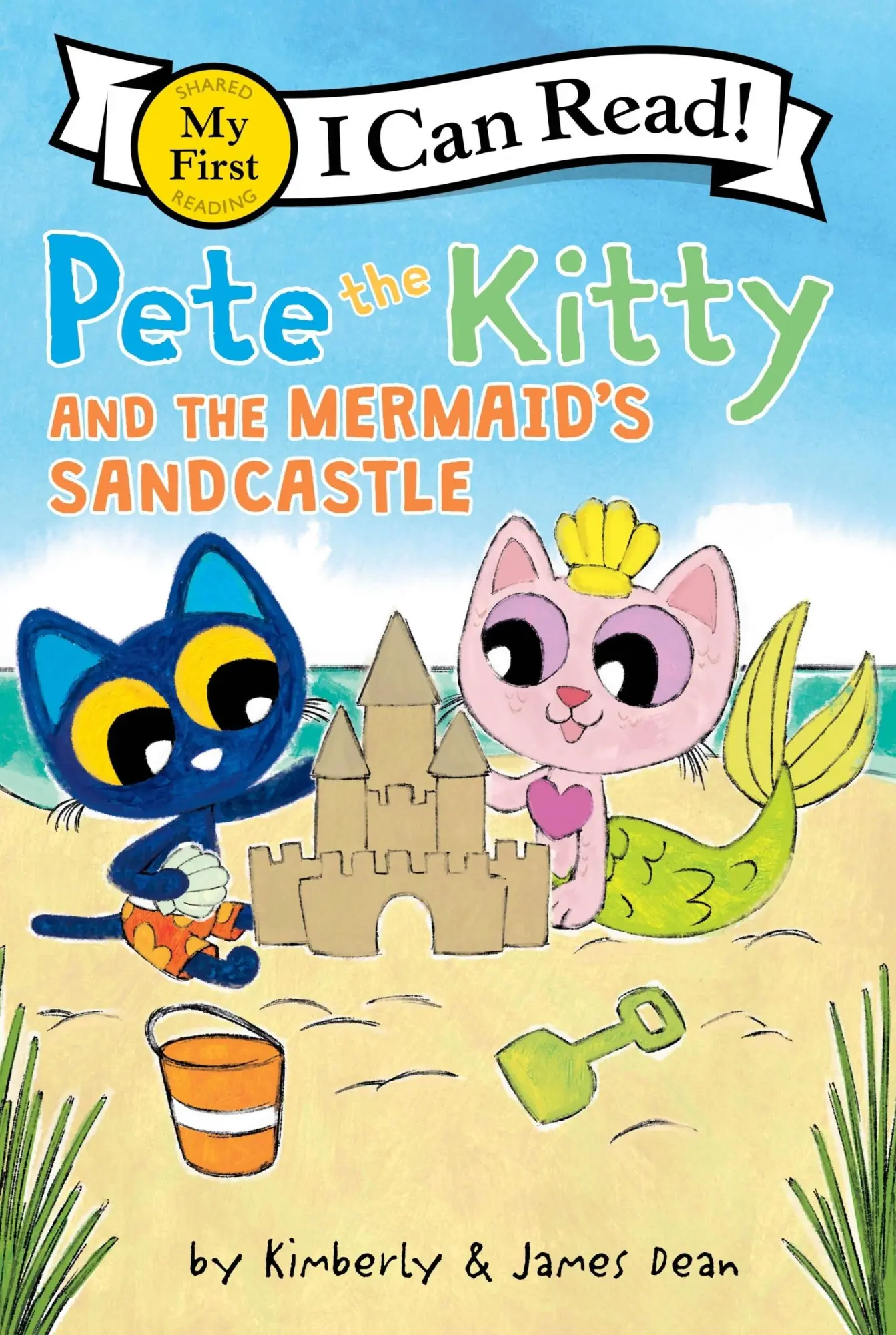 Cover: 9780063096103 | Pete the Kitty and the Mermaid's Sandcastle | James Dean (u. a.)