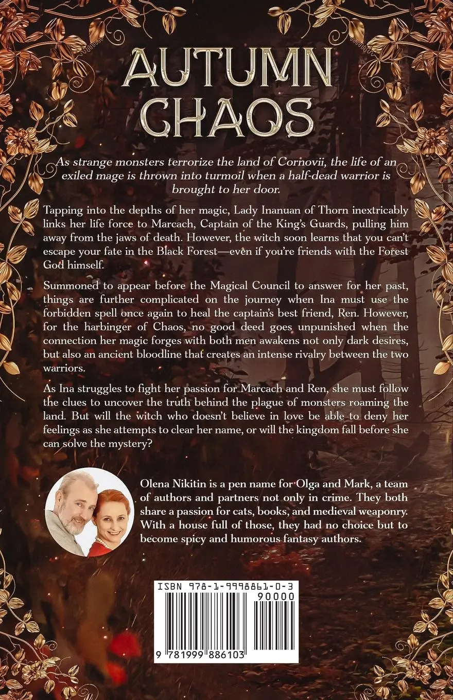 Rückseite: 9781999886103 | Autumn Chaos | Dark Fantasy Romance (Steamy) | Olena Nikitin | Buch