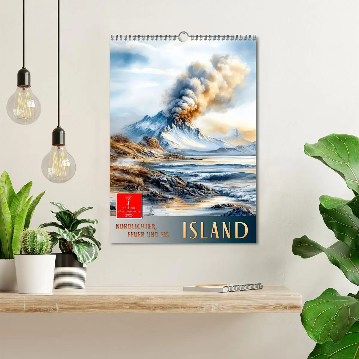 Bild: 9783457296103 | Island - Nordlichter, Feuer und Eis (Wandkalender 2026 DIN A3...