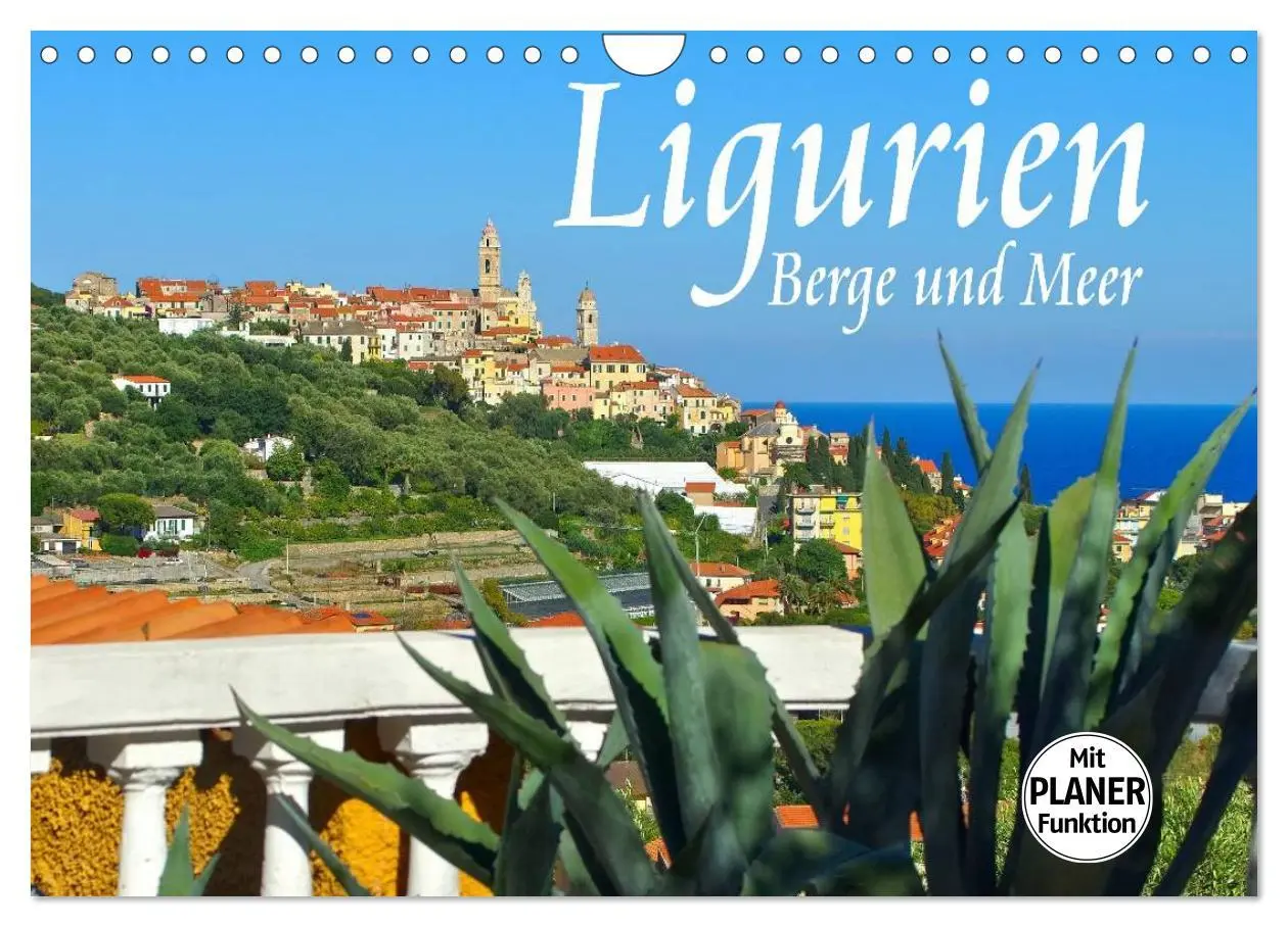 Cover: 9783457986103 | Ligurien - Berge und Meer (Wandkalender 2026 DIN A4 quer), CALVENDO...