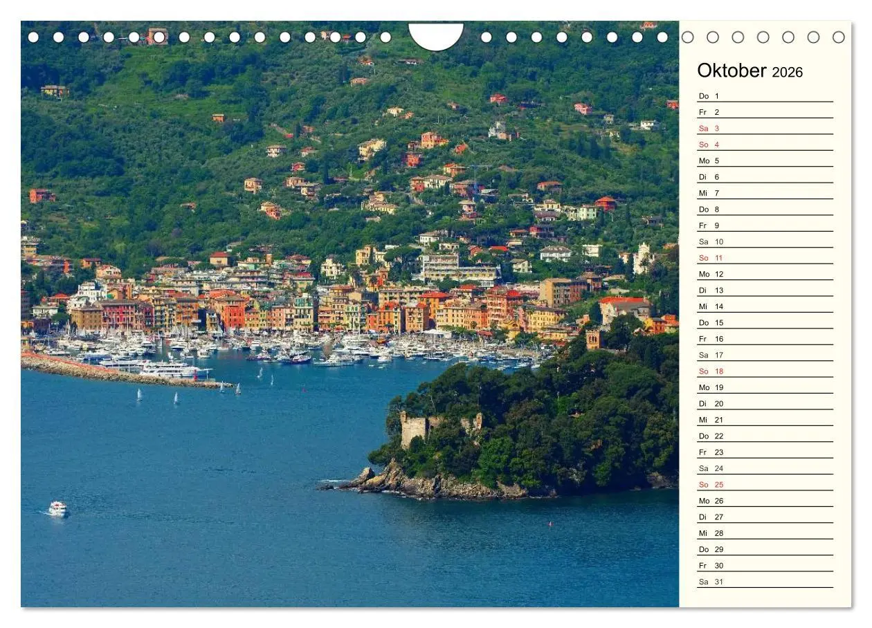 Bild: 9783457986103 | Ligurien - Berge und Meer (Wandkalender 2026 DIN A4 quer), CALVENDO...