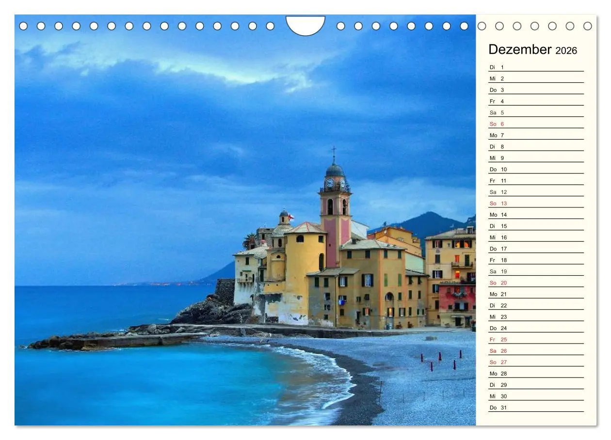 Bild: 9783457986103 | Ligurien - Berge und Meer (Wandkalender 2026 DIN A4 quer), CALVENDO...