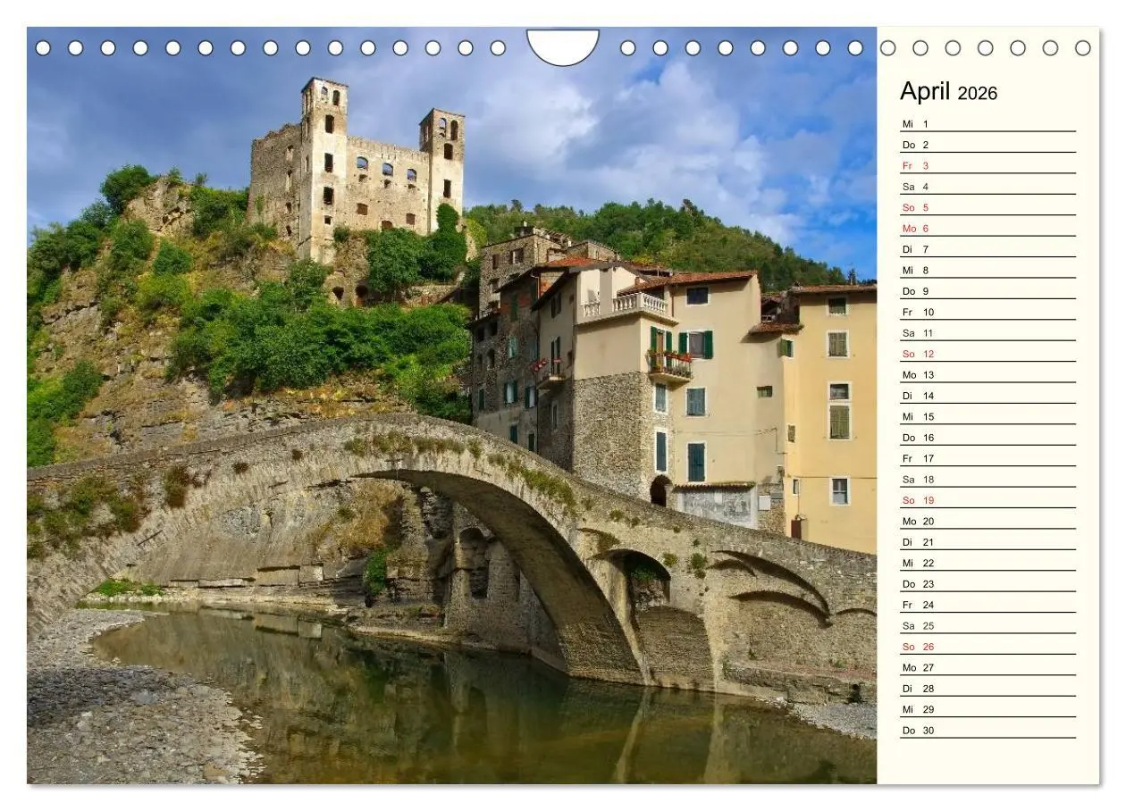 Bild: 9783457986103 | Ligurien - Berge und Meer (Wandkalender 2026 DIN A4 quer), CALVENDO...