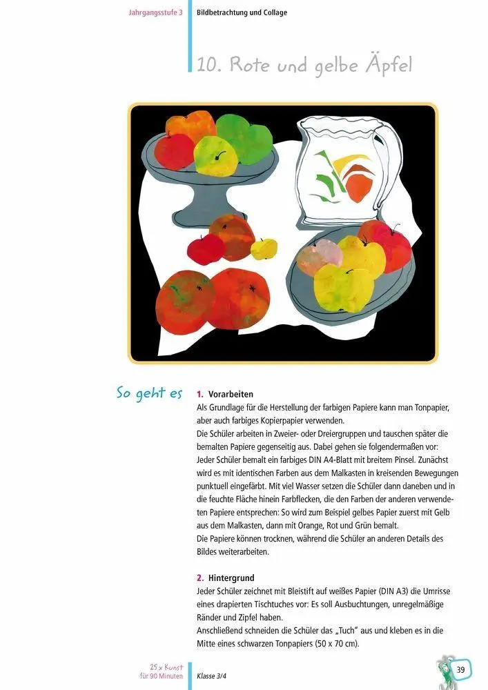 Bild: 9783834626103 | 25 x Kunst für 90 Minuten - Klasse 3/4 | Gerlinde Blahak | Taschenbuch