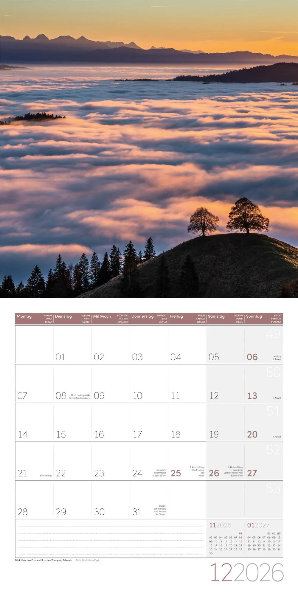 Bild: 9783838446103 | Magie des Lichts Broschürenkalender 2026 - 30x30 - Art12 | GmbH | 2026