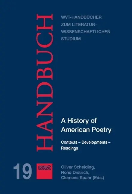 Cover: 9783868216103 | A History of American Poetry | Contexts - Developments - Readings