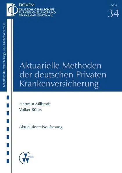 Cover: 9783899526103 | Aktuarielle Methoden der deutschen Privaten Krankenversicherung | Buch