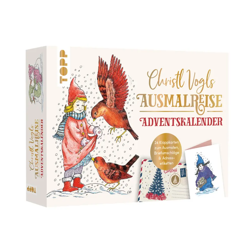 Cover: 4007742186203 | Christl Vogls Ausmalreise - der Adventskalender | Christl Vogl | Frech