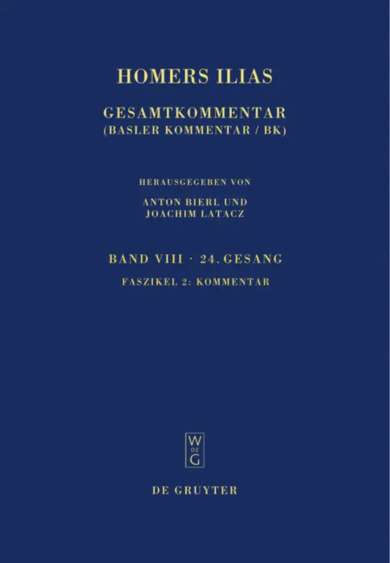 Cover: 9783110206203 | Kommentar | Claude Brügger | Buch | XIII | Deutsch | 2009 | De Gruyter