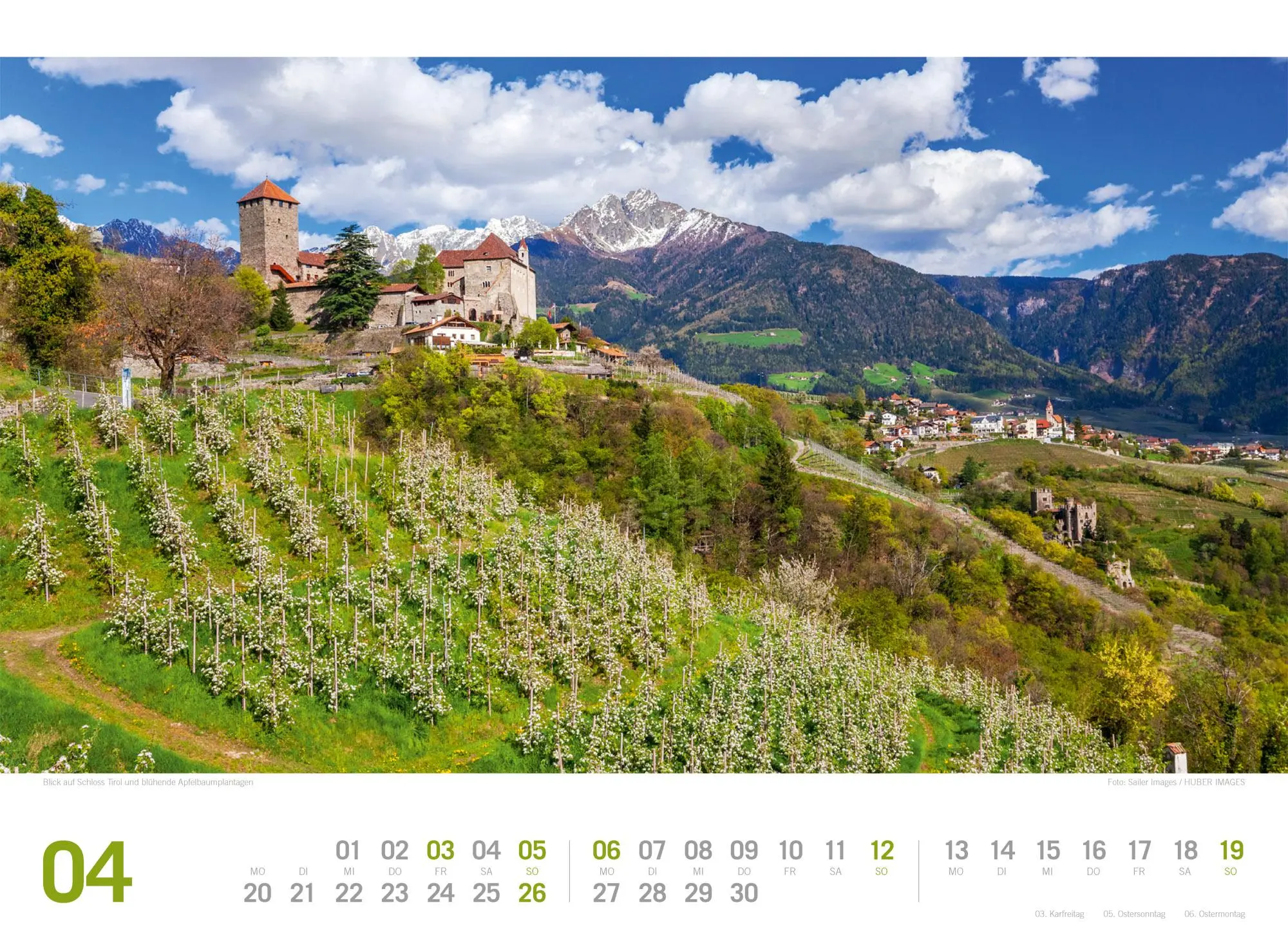 Bild: 9783838436203 | Südtirol ReiseLust Kalender 2026 von Bozen bis zu den drei Zinnen