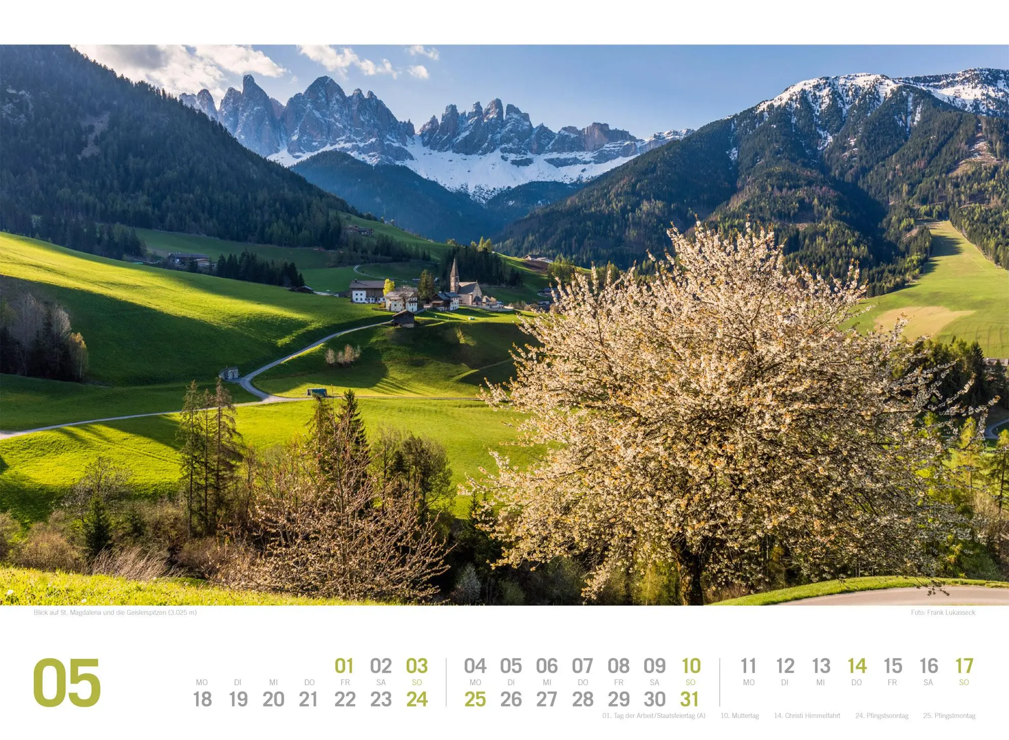 Bild: 9783838436203 | Südtirol ReiseLust Kalender 2026 von Bozen bis zu den drei Zinnen