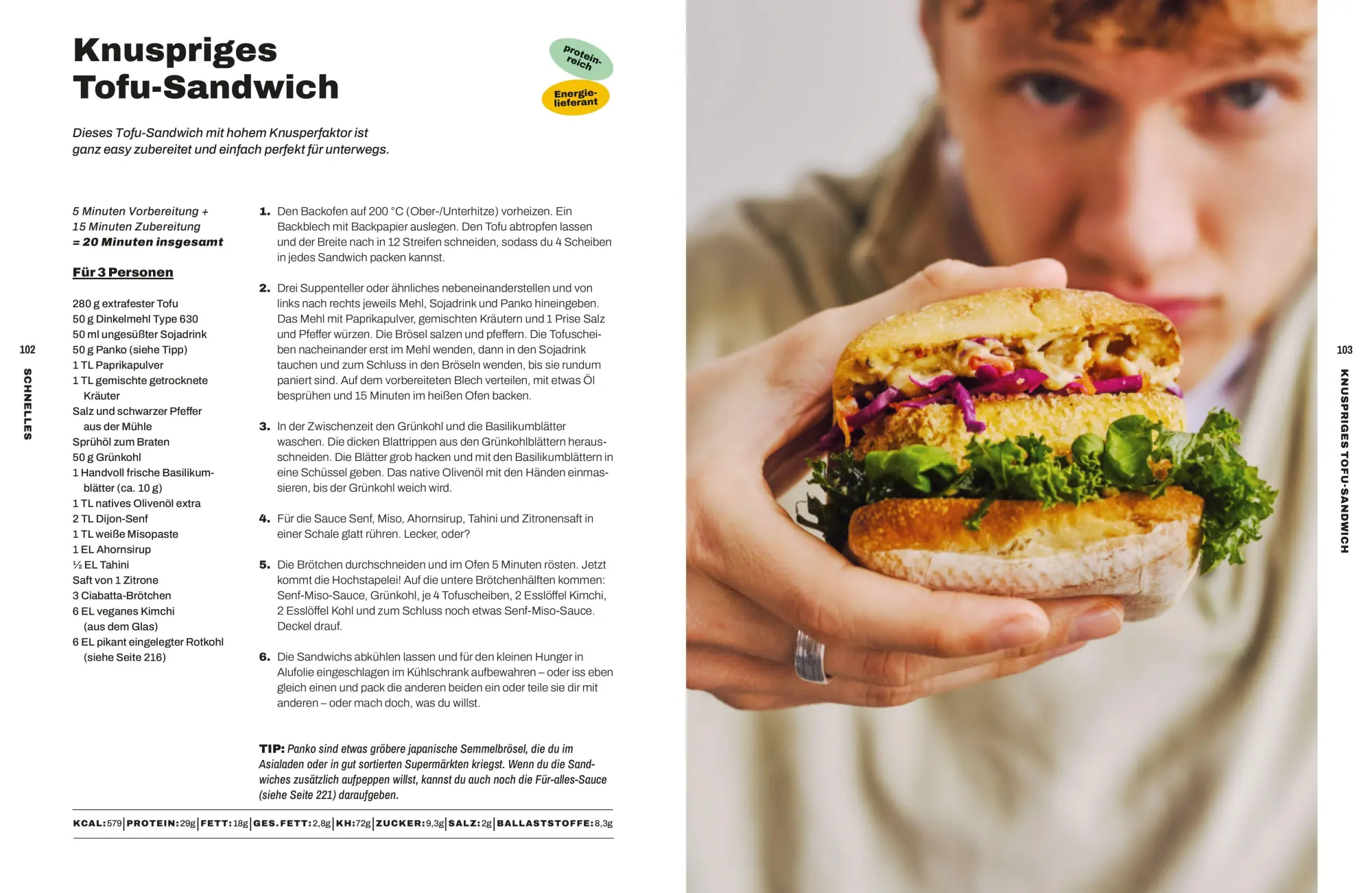 Bild: 9783965846203 | Tasty Healthy Vegan | 80 Rezepte für extra Power | Calum Harris | Buch
