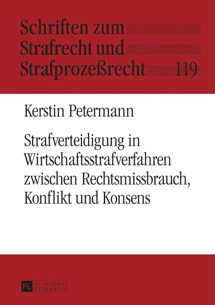 Cover: 9783631656303 | Strafverteidigung in Wirtschaftsstrafverfahren zwischen...