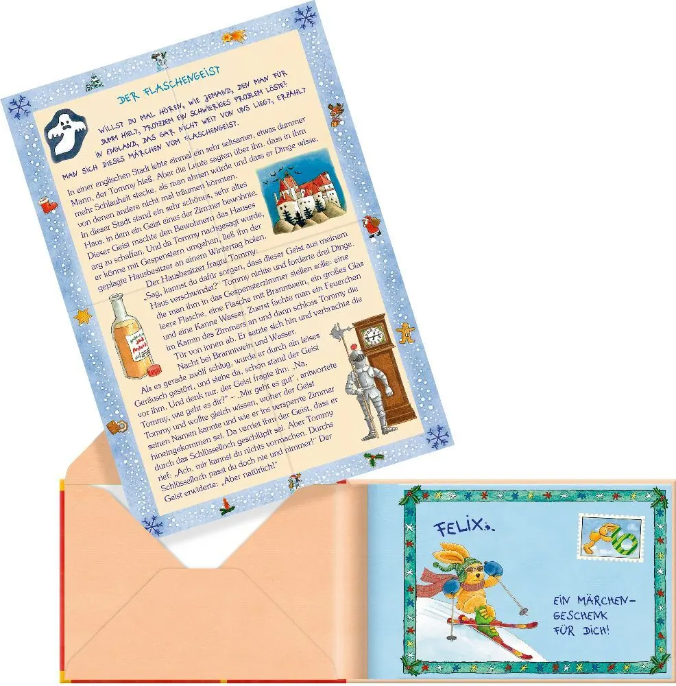 Bild: 9783649646303 | Brief-Adventskalenderbuch - 24 Adventsbriefe von Felix | Langen