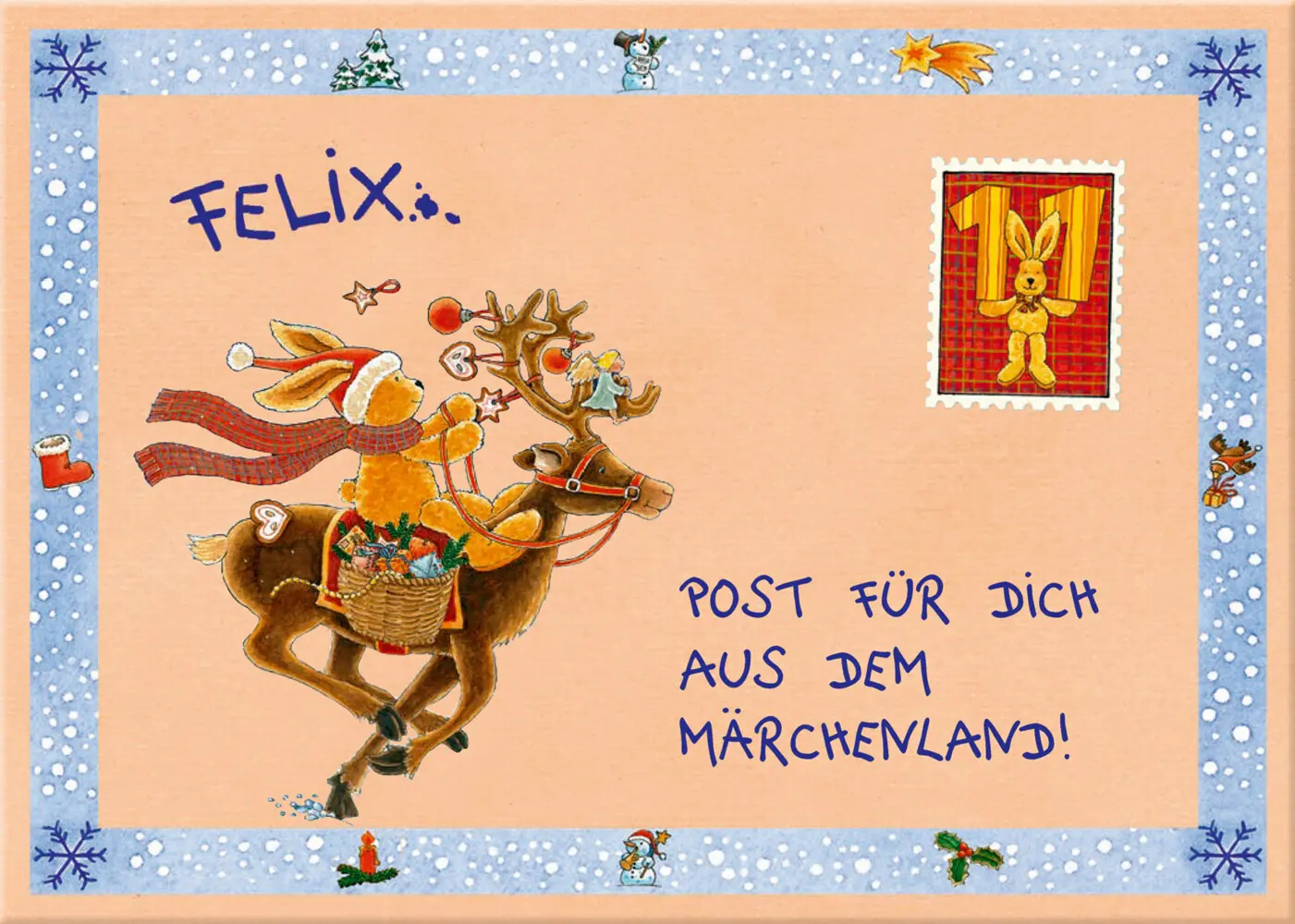 Bild: 9783649646303 | Brief-Adventskalenderbuch - 24 Adventsbriefe von Felix | Langen