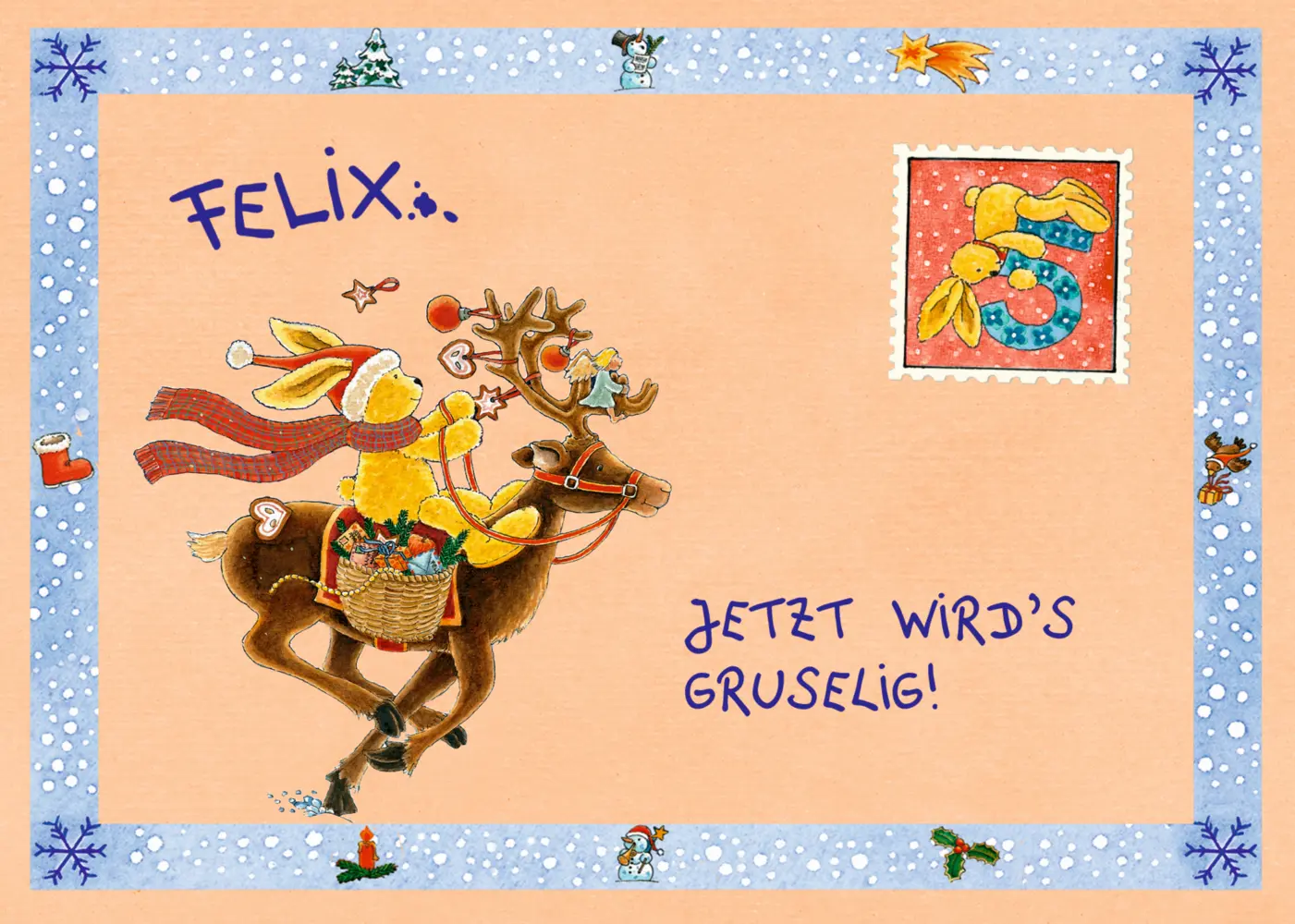 Bild: 9783649646303 | Brief-Adventskalenderbuch - 24 Adventsbriefe von Felix | Langen