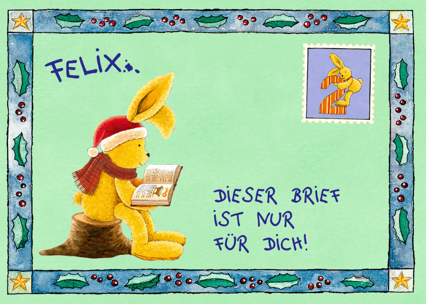 Bild: 9783649646303 | Brief-Adventskalenderbuch - 24 Adventsbriefe von Felix | Langen