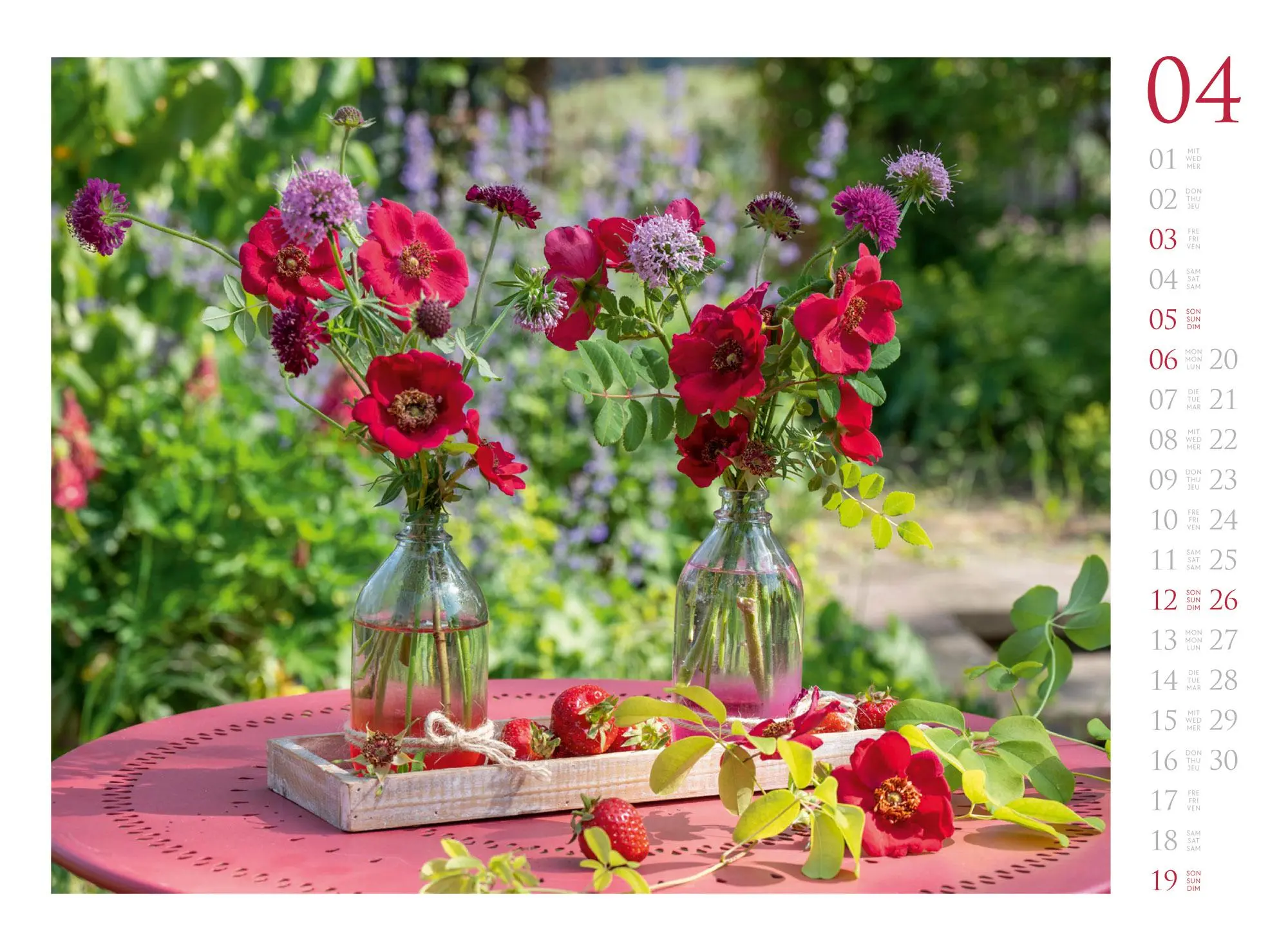 Bild: 9783838426303 | Blumenzauber Kalender 2026 | Friedrich Strauß (u. a.) | Kalender